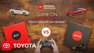 Buying a Car vs Leasing a Car Weigh Your Options  Toyota Financial Services  Toyota [upl. by Ellenig634]