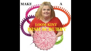 LOOM KNIT DISH SCRUBBY [upl. by Eyar]