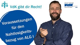 Voraussetzungen für den Nahtlosigkeitsbezug von ALG I  VdK gibt dir Recht 7 [upl. by Aitahs]