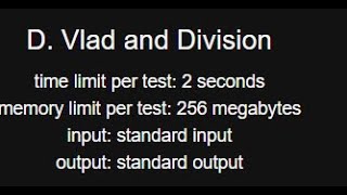 D Vlad and Division  Codeforces Round 928 Div 4  CP in Bangla [upl. by Virnelli]