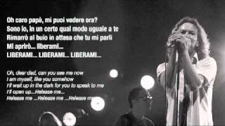 Release  Pearl Jam with lyrics SUB ITA [upl. by Rednas]