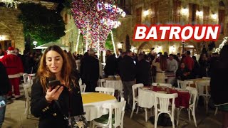 Batroun🇱🇧Lebanon Christmas🎄Market 2023  Christmas Virtual Walk Tour [upl. by Namrac473]