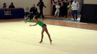 Ilaria Dibari Torneo Allieve 2011 Corpo Libero ginnastica ritmica [upl. by Rendrag]