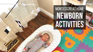 MONTESSORI AT HOME Newborn Activities [upl. by Malarkey722]