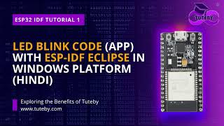 ESP32 💡 LED Blinking Tutorial with ESPIDF  ECLIPSE  HINDI [upl. by Timus431]