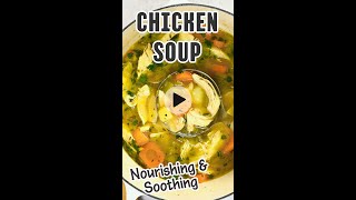 Delicious comforting and healing chicken soup to make on repeat 🤩 [upl. by Eraste]