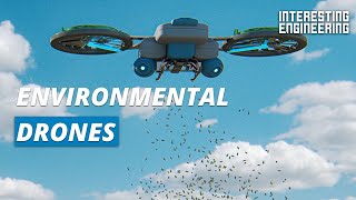 Seedfiring drones will save the world by planting 40000 trees a day Shorts [upl. by Etiuqal]