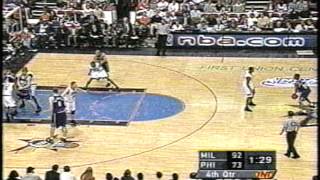 Rafer Alston Dribbles Between His Legs Whistled For Traveling [upl. by Mavra]