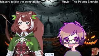 THE POPES EXORCIST  MOVIE NIGHT  Watchalong [upl. by Susejedairam]