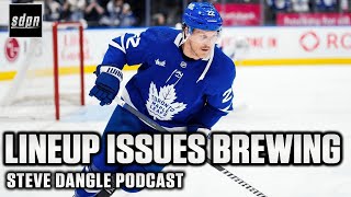 The Toronto Maple Leafs Have Some Lineup Issues Brewing  SDP [upl. by Horlacher]