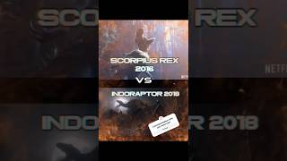 Scorpius Rex vs indoraptor jurassicworld [upl. by Artemas]