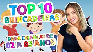 Top Brincadeiras para Crianças de 2 a 3 Anos  Educação Infantil [upl. by Idisahc]