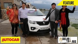 KwidDrive2Paris  Webisode 03  Renault Kwid Welcome China  Autocar India [upl. by Levesque619]