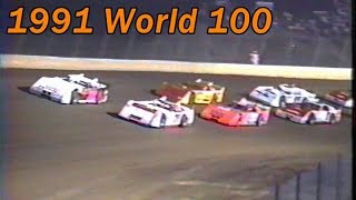 1991 World 100 at Eldora Speedway BMain Feature [upl. by Lauro214]