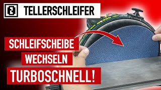 Schleifscheibe vom Tellerschleifer wechseln • EINFACH und SCHNELL [upl. by Warrenne]