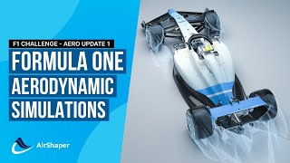 Improving F1 Aerodynamics using AirShaper CFD simulations  The VoyagerAirShaper F1 challenge [upl. by Namyh743]