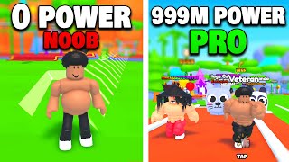 Free To Play NOOB To PRO In Muscle Race Simulator  Roblox [upl. by Ashla]