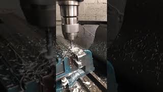 PRECISION DRILLING ON A MANUAL MILLING MACHINE DRILLING MANIFOLD PART  WORKSHOP JOB [upl. by Harlin941]