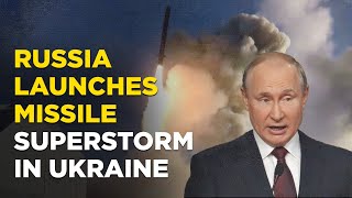 Russia Ukraine War Live  Vladimir Putin’s Men Launches Missile Superstorm Across Line Of Contact [upl. by Ernestine693]