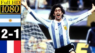 Argentina 21 France world cup 1978  Full highlight  1080p HD  Kempes [upl. by Ricker70]