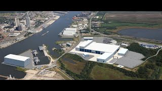 Austal USA  Steel Line Groundbreaking Animation [upl. by Pomfret]