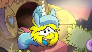 Club Penguin Awesome to be Rare by Glitterpants  Music Video  Lyrics Puffle Wild [upl. by Mihsah210]