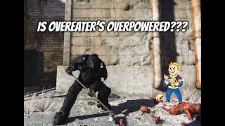 Fallout 76 Testing how powerful Overeaters armor is [upl. by Alleyn]