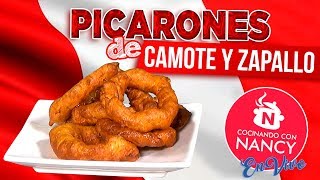 CLASE PICARONES DE CAMOTE Y ZAPALLO [upl. by Nnylhtak]