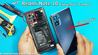 Redmi Note 10 Disassembly  Teardown  How to Open Redmi Note 10Note 10 Pro amp 10 Pro Max Back Panel [upl. by Nauqet]