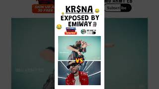 KRSNA LYRICS EXPOSED BY EMIWAY BANTAI  EMIWAY VS KRSNA emiwaybantai krsna rapbattle dhh diss [upl. by Ynahirb704]