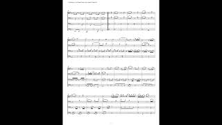 Bach WTC Bk 2 Prelude 12 Trombone Quartet [upl. by Piwowar899]