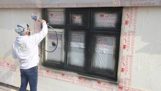 How to Spray Painting Upvc windows Essex London from Household Paint Services LTD [upl. by Nefets]