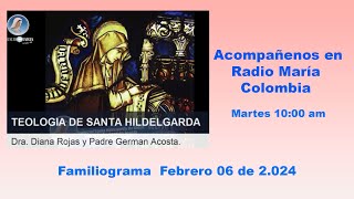 Familiograma 06Feb2024 Radio María Colombia Programa Teología según Santa Hildegarda [upl. by Dogs753]