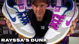 NIKE SB Rayssa Leal Dunk Low  Unboxing amp Shoe Review [upl. by Edelman]