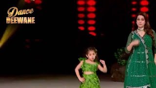 Dance Deewane 2 Twisha With Juhi Chawla Dance Performance on Stage Tu Tu Tara song [upl. by Anez]