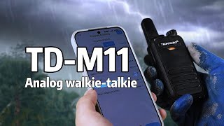 TIDRADIO TDM11 Ultralight and portable easy to program outdoors [upl. by Barren]