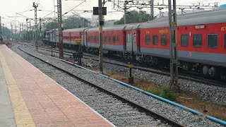 17216 DMM  BZA Express Departure at GNT on PF7 hauled by KZJ WDG3A [upl. by Hannahs]