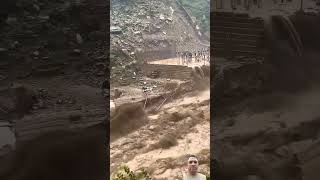 flood rain waterfall heavyrain flooding nature mountain motivation army indianarmy [upl. by Bal457]