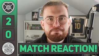 MASSIVE CHANCE WASTED  Hearts 20 Celtic  MATCH REACTION [upl. by Benedetto]