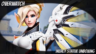 Overwatch  Mercy Statue Unboxing Blizzard Gear Store [upl. by Oram122]