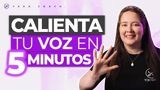 CALENTAMIENTO VOCAL RÁPIDO en 5 minutos COMO calentar LA VOZ [upl. by Peace]