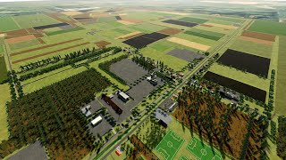 NEW MOD MAP  PAPENBURGER FARMING SIMULATOR 22 FLY OVER [upl. by Llen]