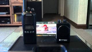 Kenwood TK2180 vs Motorola Minitor V pager test [upl. by Rogergcam]