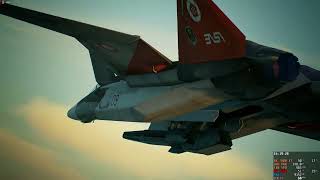 F22 Raptor Lost Kingdom Ace Combat 7 Skies Unknown Mission 18 [upl. by Alegnatal907]