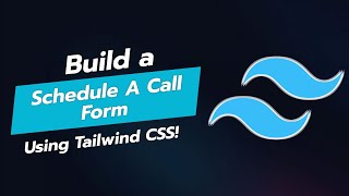 📅 Build a Schedule a Call Form UI Component with Tailwind CSS 📞 [upl. by Eisenhart]