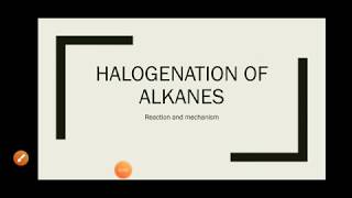 Halogenation of alkanes chlorination of methane Reaction and mechanism Be Pharmawise [upl. by Grim]