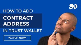 Adding Contract Address in Trust Wallet  Easy Tutorial [upl. by Anoved]