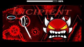 60hz MY FIRST EXTREME DEMON  Incipient by Jenkins GD  Geometry Dash [upl. by Sauls]