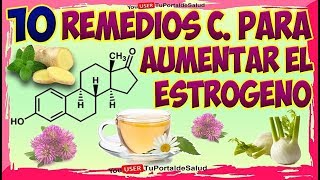 10 Remedios Caseros para Aumentar los Estrógenos  Alimentos para Aumentar Estrógenos [upl. by Harpole]