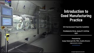 An Introduction to Good Manufacturing Practice  Pharmaceutical and Biotechnology Industry [upl. by Llamaj]